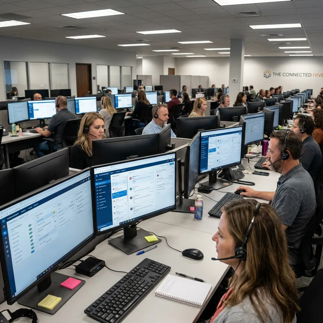 National contact center outsourcing team