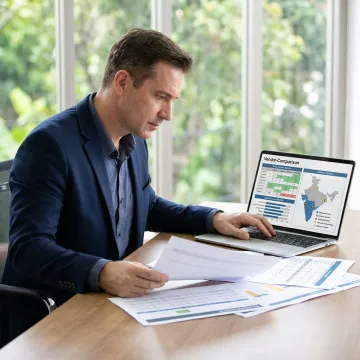 Consultant evaluating offshore contact center partners
