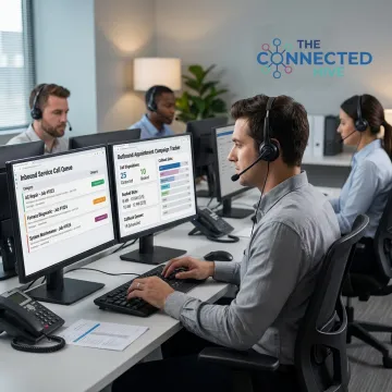 HVAC telemarketing contact center agents
