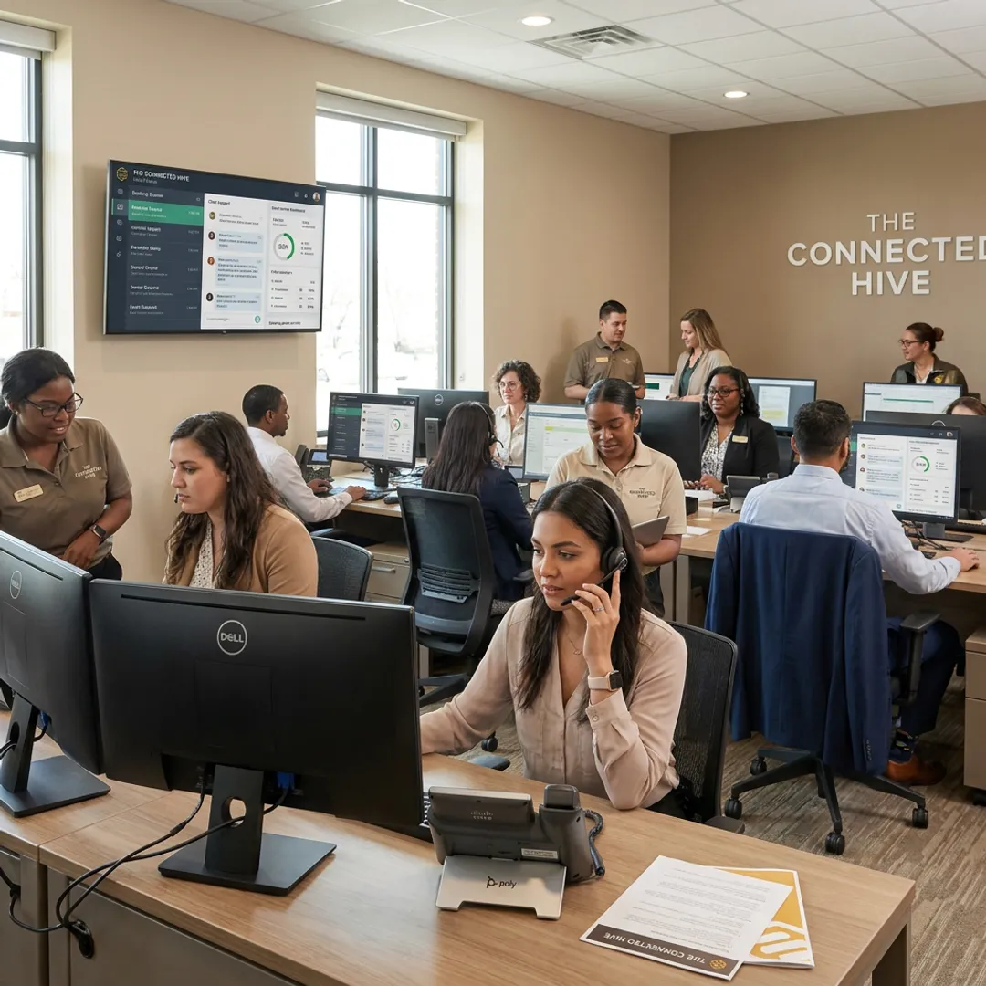 Hospitality contact center agents supporting hotel reservations