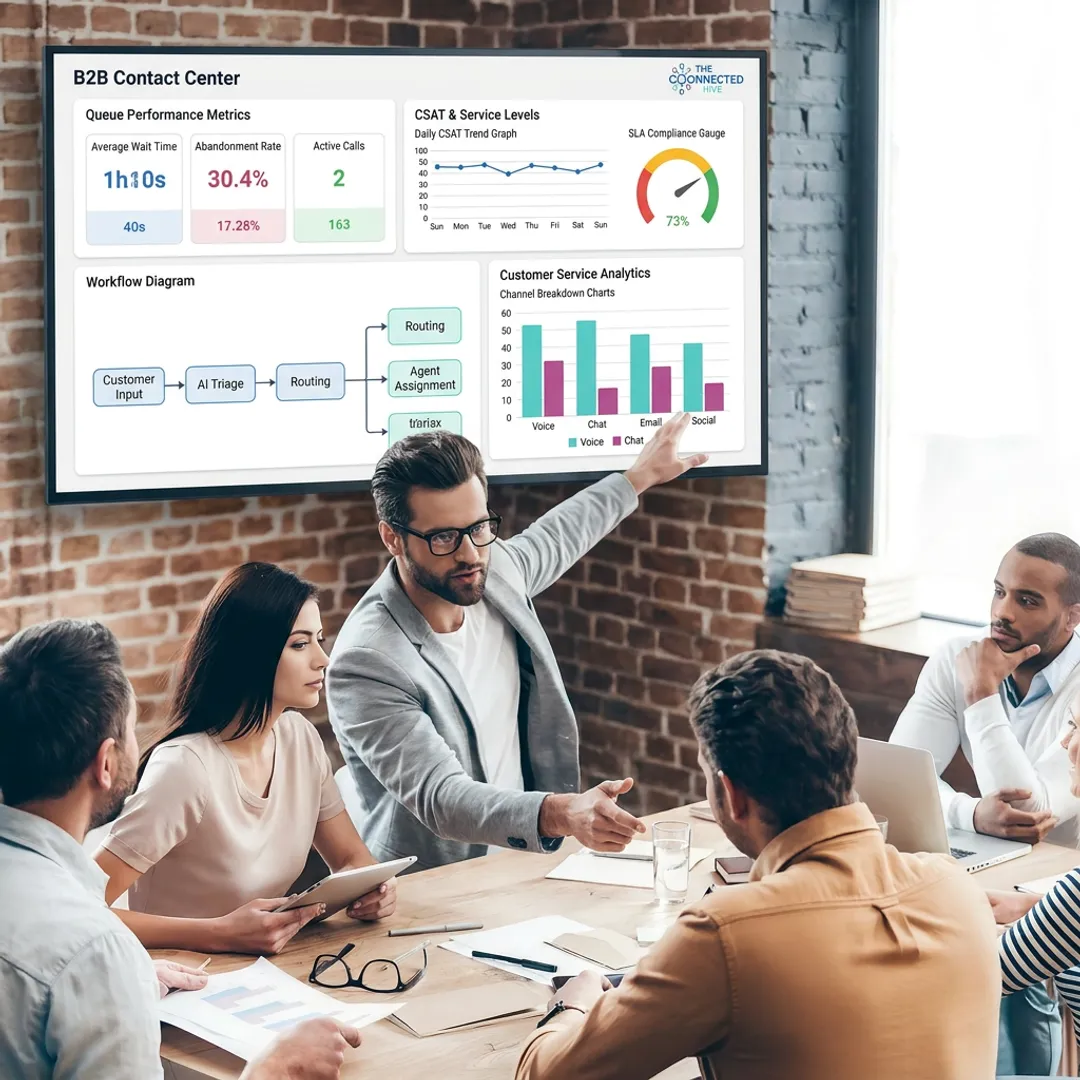 Consultants mapping Gen AI contact center strategy