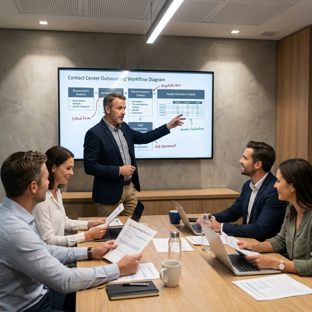 BPO consultant mapping outsourcing process