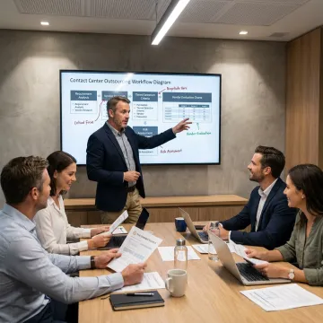 BPO consultant mapping outsourcing process