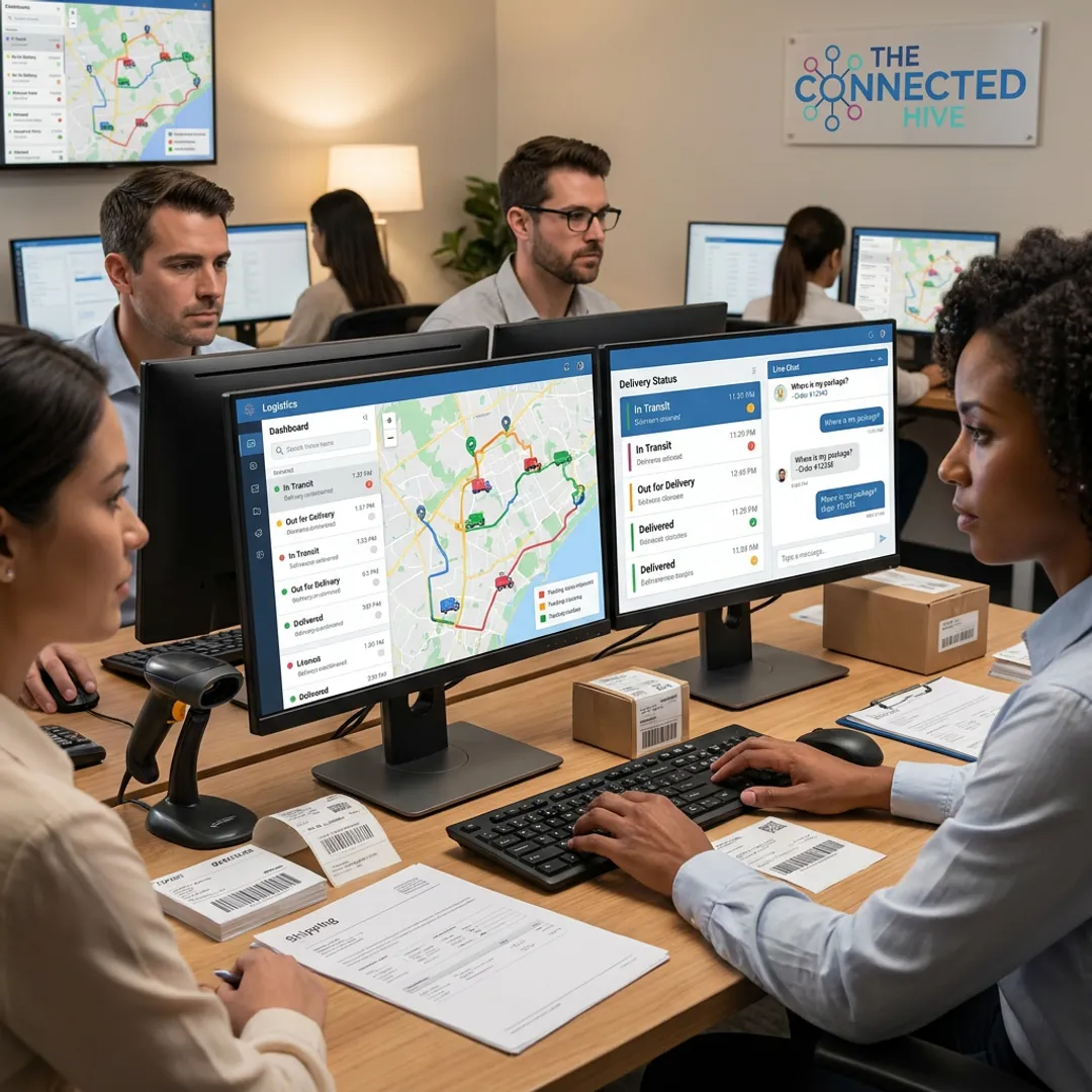 Logistics contact center outsourcing team