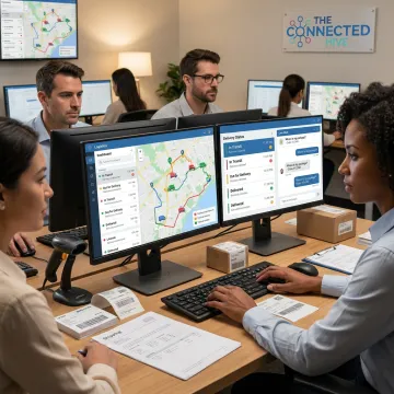 Logistics contact center outsourcing team