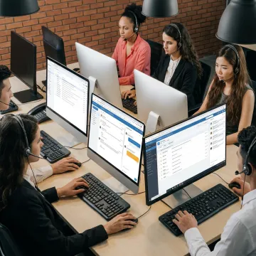 Outsourced email answering support team