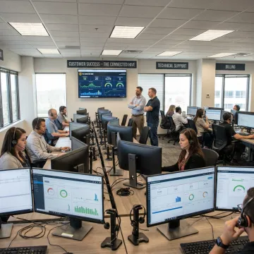 Enterprise overflow phone answering team in a contact center