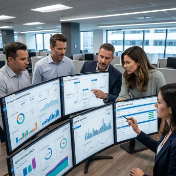 Enterprise AI outbound call dashboard