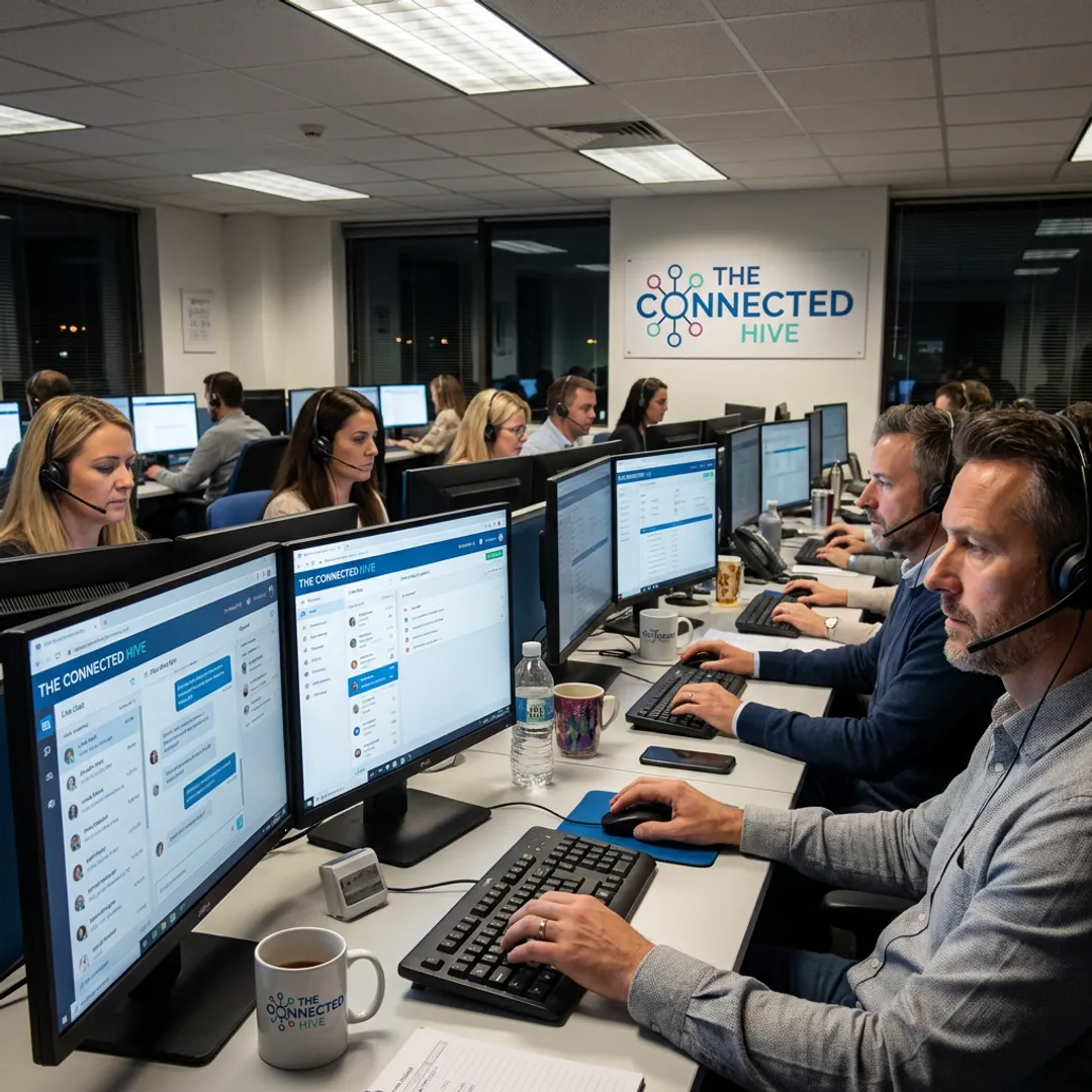 24/7 live chat support outsourcing team