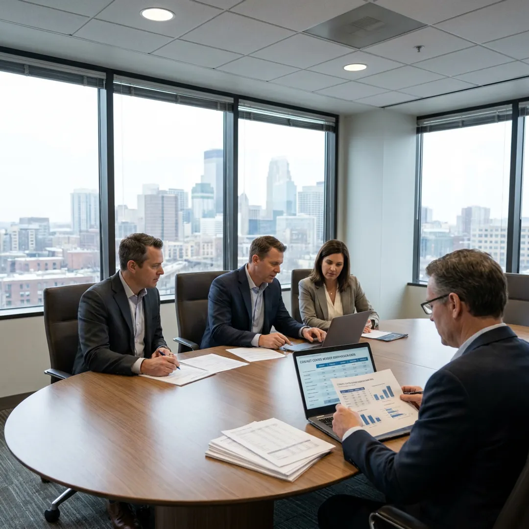 Contact center outsourcing strategy meeting