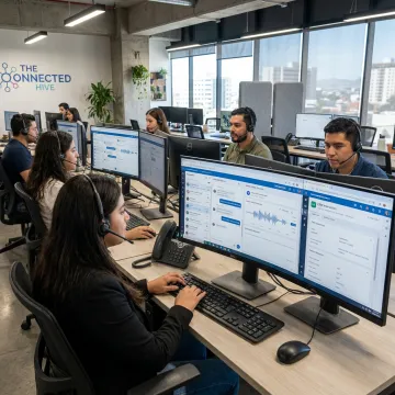 Tijuana nearshore call center team