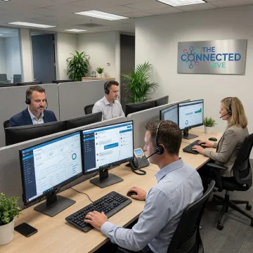 Modern contact center outsourcing team