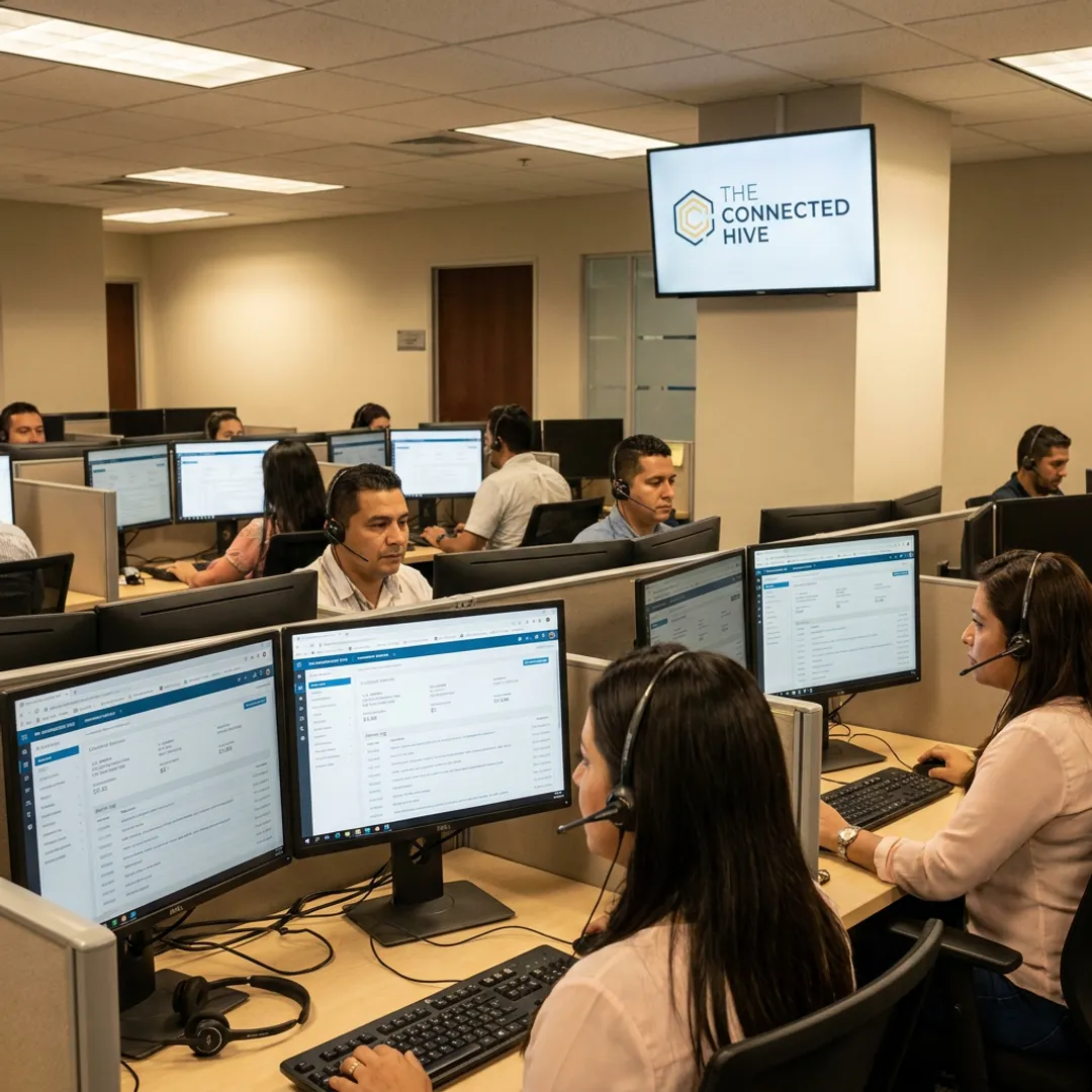 Nearshore call center team in Costa Rica