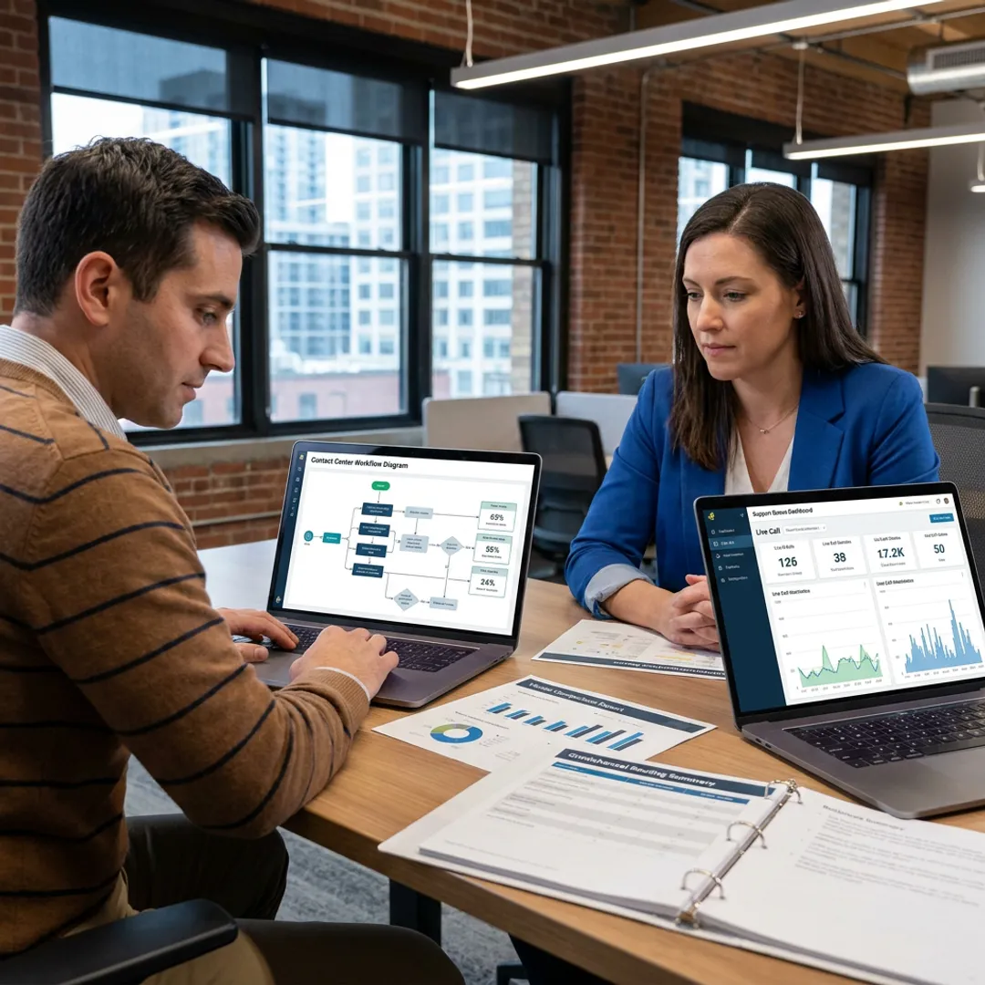 Back office support planning for contact centers