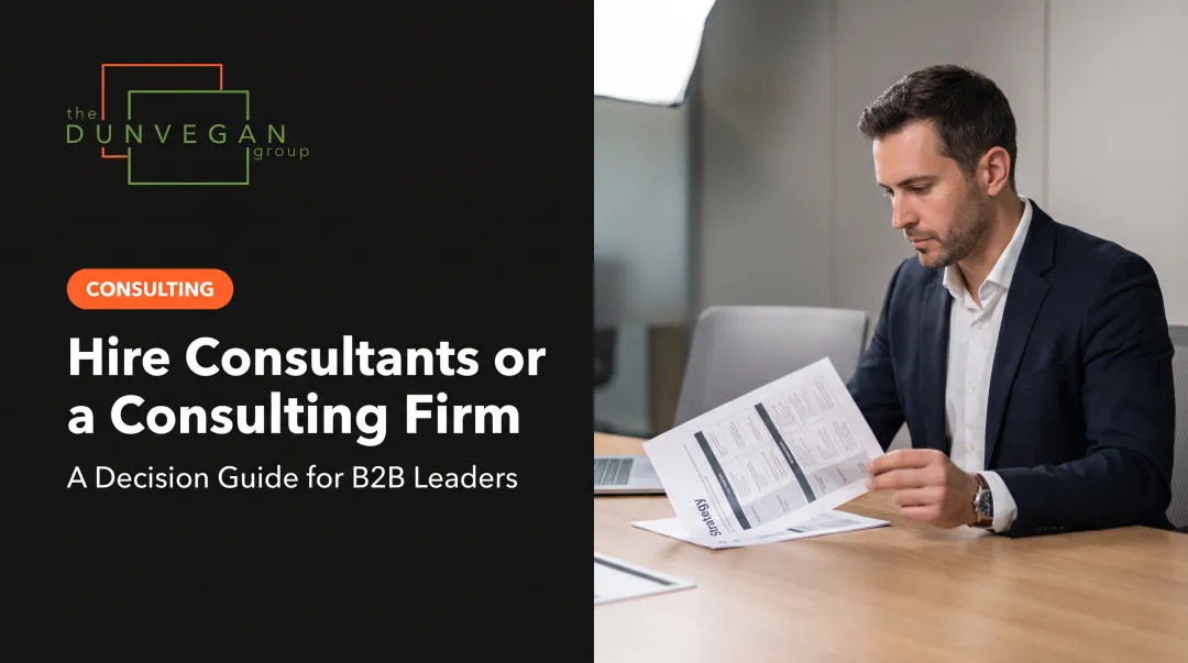 Hire Consultants or a Consulting Firm
