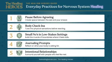 Five daily nervous system practices to begin healing people-pleasing patterns