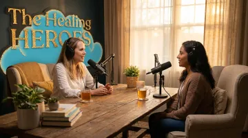 Healing Heroes podcast host Chandler Stroud featuring diverse healing practitioners and modalities