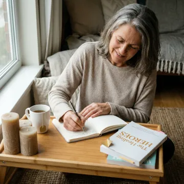 Woman over 50 creating a personal life roadmap