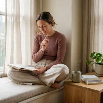 Woman receiving compassionate trauma support