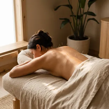 Calm acupuncture treatment for women’s wellness