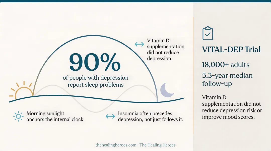 Three foundational lifestyle pillars for depression nutrition movement and sleep