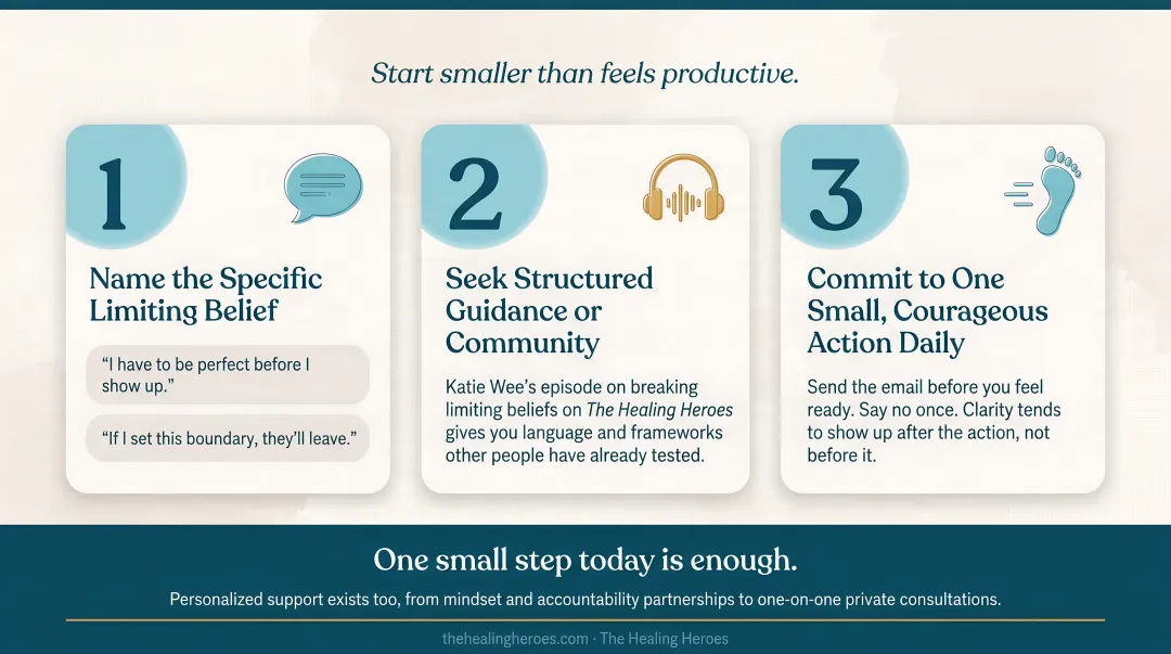 Three-step process to begin shifting a limiting mindset today