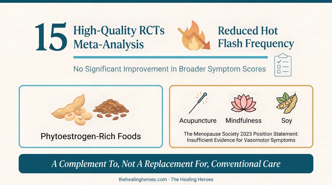 Holistic approaches comparison chart for hormones stress and menopause symptoms