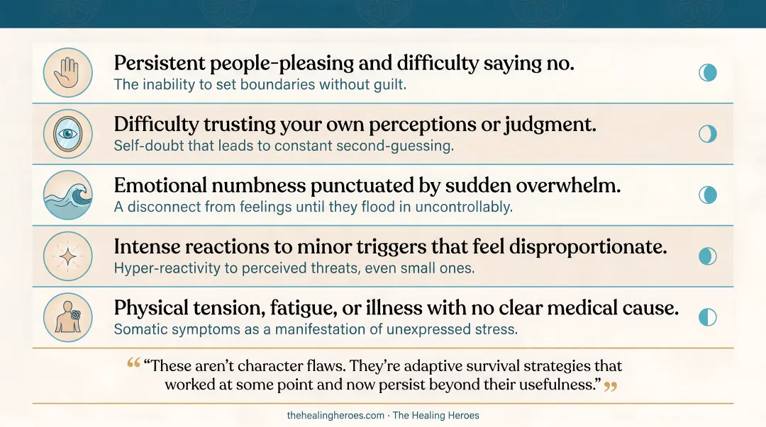 Five common trauma manifestations in women disguised as personality traits or habits
