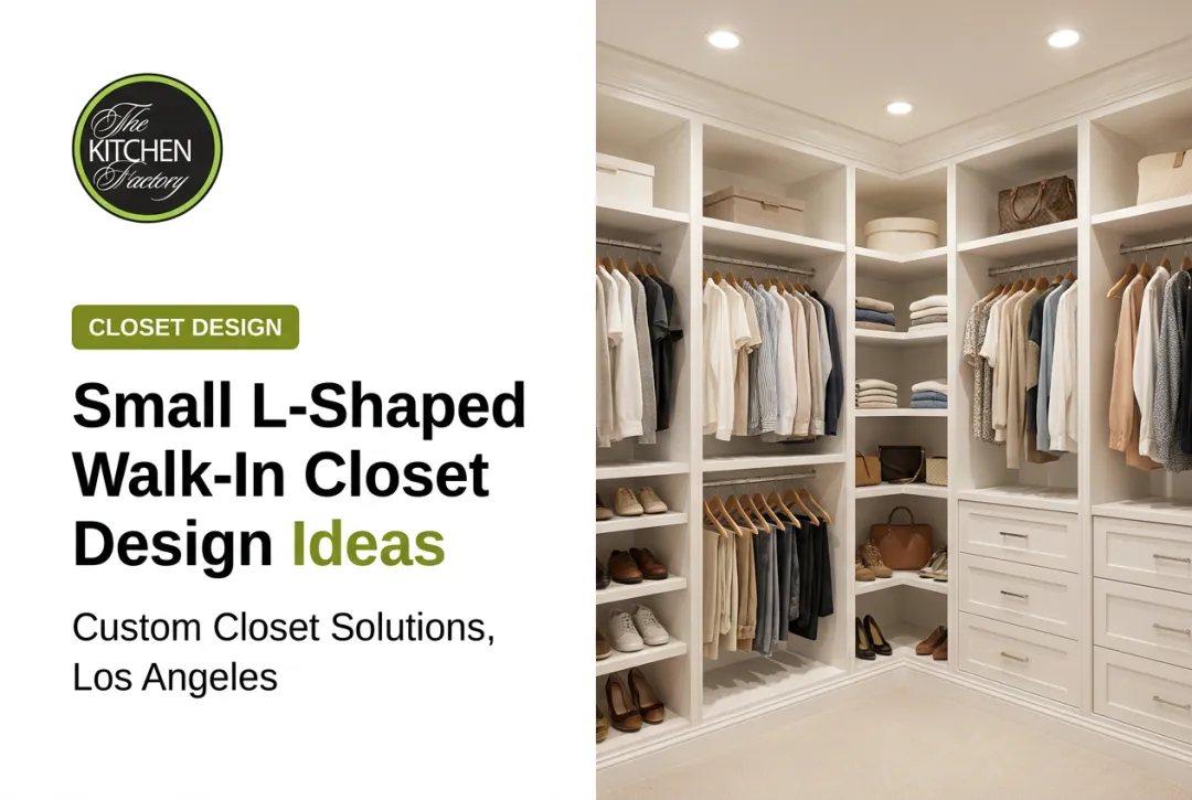 Small L-Shaped Walk-In Closet Design Ideas