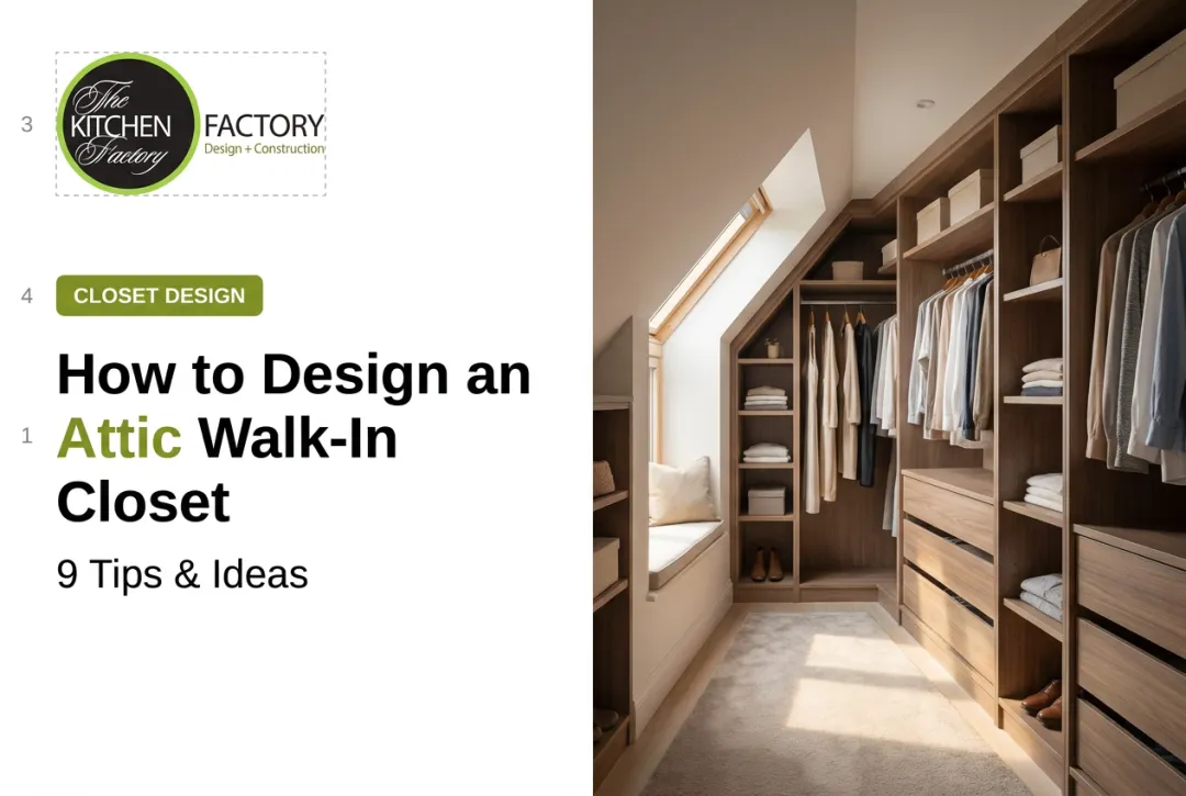 How to Design an Attic Walk-In Closet: 9 Tips & Ideas