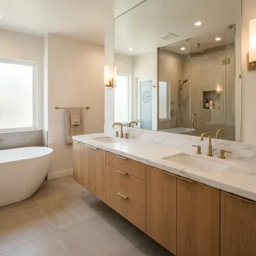 Luxury custom bathroom remodel