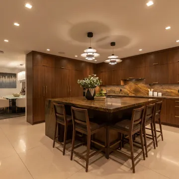 Luxury kitchen remodel with custom cabinetry in Akron home