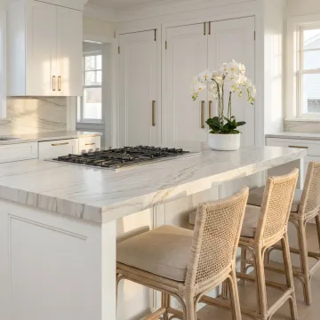 Luxury kitchen remodel with custom cabinetry
