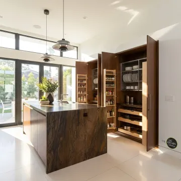 Luxury custom cabinetry in a Brentwood home