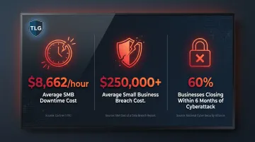 Three critical SMB cybersecurity cost statistics downtime breach and closure rates