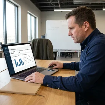 Cloud email security dashboard protecting business inboxes