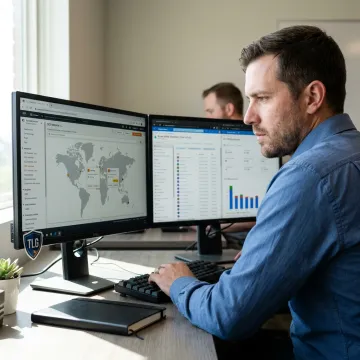 Cloud engineer managing multi-cloud infrastructure