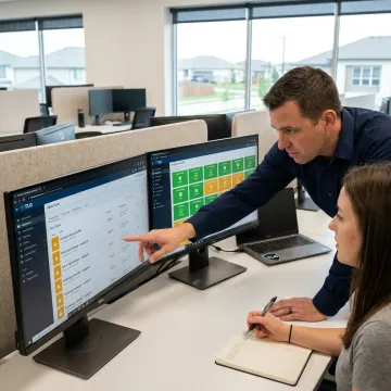 Small business network security monitoring dashboard