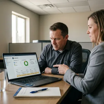 Business device management dashboard for Office 365