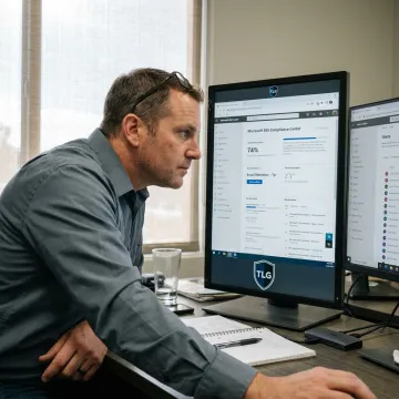 Microsoft 365 compliance management dashboard
