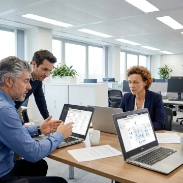 Microsoft 365 workplace implementation team planning cloud rollout