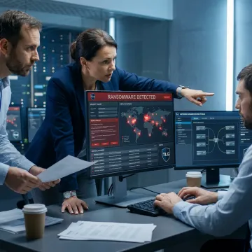 Incident response team containing a cyberattack