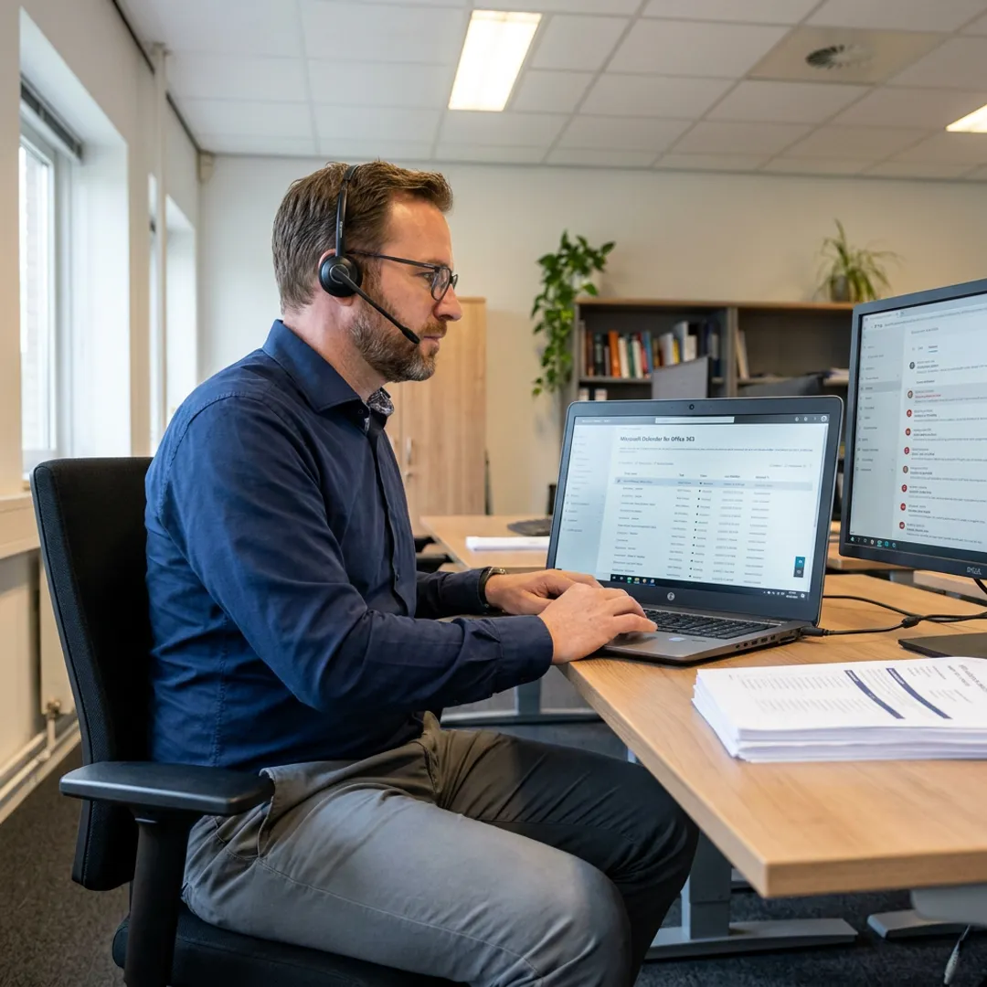 Consultant configuring Microsoft Defender policies