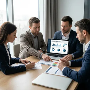 Business cybersecurity planning session