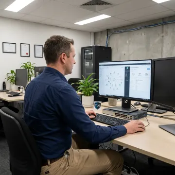 Business IT support improving network reliability
