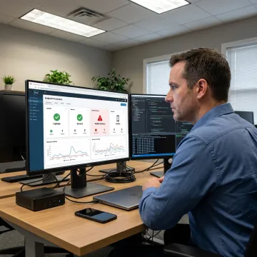 Endpoint protection dashboard for small business devices