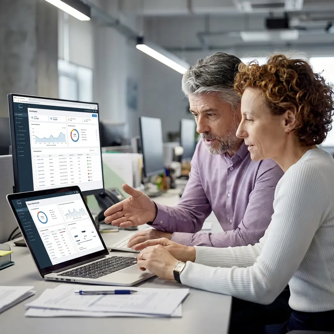 IT professional supporting small business operations