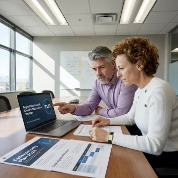 IT consultant reviewing insurance technology strategy