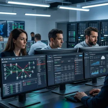 Managed IT and cybersecurity support team