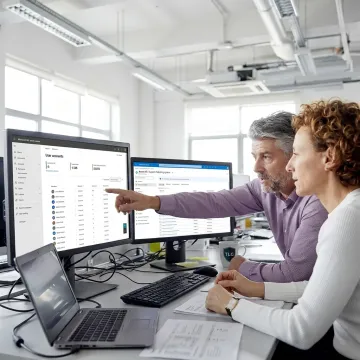 IT team managing Microsoft 365 services